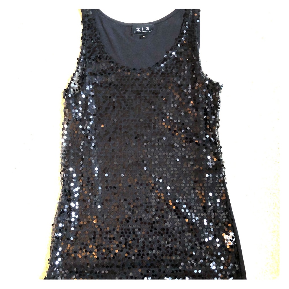 🖤Black sequin top🖤